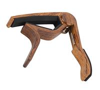 Capo Change Quick Aluminium para Guitarra Acústica/eléctrica U Violín de bajo Banjulver Guitarra Capoacústica Capoacústica Capng de un Poco Poco (Grano de madera oscura)