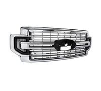 Capó De Entrada De Aire Compatible Con Ford Para F350 F250 2020 2021 2022 Para Super Duty Parachoques Delantero Rejilla Superior Cromada Rejilla De Radiador