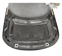 Capó de fibra de carbono real compatible con Sport 2014 2015 2016 2017 2018 2019 2020 SVR cubierta de ventilación del capó delantero del motor(Double-sided Carbon)