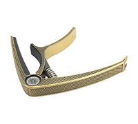 Capo de Gatillo Universal de Metal Duradero Kapo Acústico 6 Cuerdas para Guitarristas, Primavera Fuerte para una Entonación Clara, Metal (Bronce)