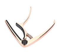 Capo de Guitarra, Aleación de Zinc Guitar Capo Clamp Key Tuner Folk Guitar Guitar Musical Accesorios de Instrumentos Acoustic Guitar Capo Ukulele Capo para Guitarra, bajo, Ukelele de 4 a 6 Cuerdas