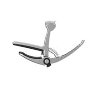 Capo de Guitarra, Capo de 5 en 1 con Diseño de Forma de Gato, Extractor de Alfiler Fácil, Cortador de Cuerdas y Selección de Guitarras Eléctricas Acústicas (SILVER)
