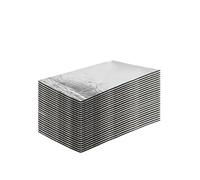Capó de motor coche, almohadilla aislante papel aluminio cuadrada insonorizada y silenciosa, accesorios cubierta Tablero aislamiento acústico y térmico para coche(25PCS)