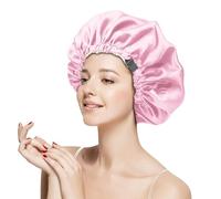Capó de pelo ajustable de doble capa para dormir para mujer, cabello rizado natural, CosPlay (talla única)