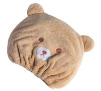 Capo de toalla para el pelo - Toallas para secar el pelo hechas de vellón con | Seque el turbante, toalla de secado rápido, elástico, ajustable, gorro de ducha para cas