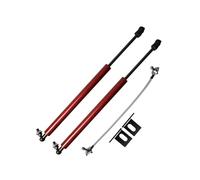 Capó Delantero Amortiguador De Gas Modificado Soportes De Elevación Resortes De Gas Amortiguadores Para Citroen C3 2017-2022(Red carbon fiber)