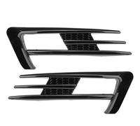 capó delantero parrilla 1 Par Rejillas Luz Antiniebla Delantera Coche Para Golf 7 Para MK7 Para GTI 2014 2015 2016 2017 Rejilla De Parachoques Inferior Para(Glossy Black)