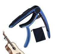 Capo Electric Guitar, Precision-Engineered Clip, 4.72x3.94in Lightweight Guitar Set, Electric Acoustic Instruments, Stage Performance for Live Concert, Practice