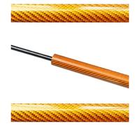 Capó Elevador Delantero Para A4 B8 8K 2008-2016, Soporte Elevación Resorte Gas Para Capó Delantero, Amortiguador Fibra Carbono, Hidráulico(Orange carbon fiber)