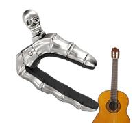 Capo para guitarra acústica, Capo de guitarra eléctrica, Accesorios para guitarra Kapos con forma de dedo de calavera, Cejilla para guitarra acústica, herramientas de guitarra para guitarra clásica, e
