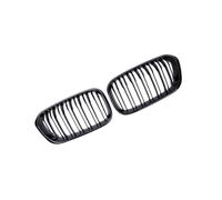 Capó Rejilla Rejillas De Parachoques Delantero Coche Parrilla Para Serie 1 Para F20 Para F21 LCI 120i 2015-2017 Rejilla Repuesto Listones(Gloss Black)
