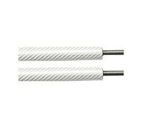 Capó Resorte Gas Elevación 1 Par Soportes Elevación Capó Delantero 535mm Amortiguadores Gas Cargados Para Bentley Para Continental ParaFlying, ParaSpur GT GTC 2004-2011(Silver Carbon Fiber)