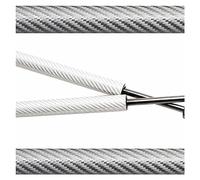 Capó Resorte Gas Elevación Capó Delantero Soportes Elevación Resorte Gas Puntales Reajuste Varilla Apoyo Amortiguador para Dodge para Brisa 2002 2003 2004-2011(Silver Carbon Fiber)