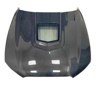 Capó transparente de fibra de carbono real compatible con Audi A7, S7, RS7 (2011, 2012, 2013, 2014, 2015, 2016, 2017 y 2018). Cubierta de ventilación del capó delantero.(Double-sided Carbon)