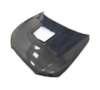 Capó transparente de fibra de carbono real compatible con Audi A7, S7, RS7 (2011, 2012, 2013, 2014, 2015, 2016, 2017 y 2018). Cubierta de ventilación del capó delantero.(Single-sided Carbon)