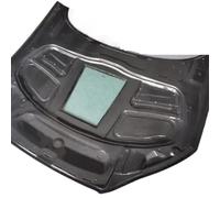 Capó transparente de fibra de carbono real compatible con Audi C7, A6, S6, RS6 (2012, 2013, 2014, 2015, 2016, 2017 y 2018). Cubierta de ventilación delantera del motor.(Double-sided Carbon)