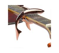Capo，Zinc Alloy Guitar Shark Capo for Acoustic and Electric Guitar with Good Hand Feeling No Fret Buzz