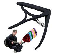 Capodastre de guitarra - Capodastre de nylon para guitarras acústicas eléctricas y clásicas | 6 herramientas de transposición de selecciones con selecciones de color incluidas para chang