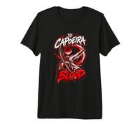 Capoeira Blood Divertida Capoeira Roda Fighter Camiseta Premium