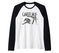 Capoeira Entrenamiento Artes Marciales Brasileño Hobby Camiseta Manga Raglan