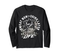 Capoeira Sweat Now Shine Later Manga Larga