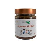 Caponata Siciliana Tarro de 190g Tesori Di Sicilia Elaborada Artesanalmente Condimento Listo para Comer