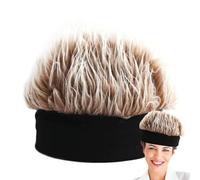 Capor De Peluca De Corto - Cubierta De Capor | Gorra De La Peluca De Moda De Puntos Levantamiento De Forro De Punto De Las caderas, Sombrero De Corto Elástico Para C