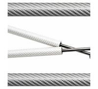 Capós Para Automóviles Para Peugeot 206 Europa 1998-2016 Capó Puntales Delantero Modificar Amortiguadores Choque Soportes Elevación Varillas Muelle Neumático(Silver carbon fiber)