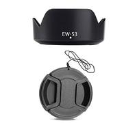 Capota EW53 y tapa de 49 mm para Canon EOS M200 M50ii con EF-M 15-45 mm f/3.5-6.3 es STM, para Canon R50 R8 con RF-S 18-45 mm f/4.5-6.3 es STM