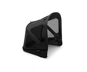 Capota ventilada Bugaboo Donkey, Extensible para una cobertura adicional y una protección solar óptima, Repele el agua, Compatible con Todos los Carritos Bugaboo Donkey, Negro