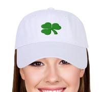 Capotas de béisbol Shamrock - Gorra de bordado de Shamrock Green | Sombreros de béisbol unisex Trefoil Trefoil | Top camionero verde hoja | Gorra de fútbol de St. Patrick's Day para u