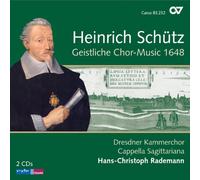 Cappella Sagittariana Dresdner Kammerchor Rademann, Hans-Christoph - Schütz: Obras Sacras 1648 (Obra Coral Sacra, Vol. 1) / Rademann