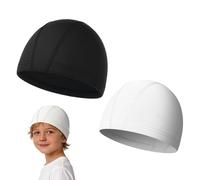 Cappello Da Nuoto Adulto Impermeabile - Set 2 Pezzi Berretto Elastico E Traspirante | Cappello Resistente All'Acqua per Piscina, Spiaggia, Sport, Viaggi E Attività Outdoor Unisex, multicolor, 3XS-XXS