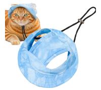 Cappello da spiaggia per animali domestici - Capo di visiera per cani da gatto, copricapo estivo con buchi | Teste di viaggio da viaggio all'aperto per cucciolo di gattini, elegante accessorio