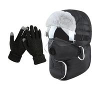Cappello Invernale Trapper 4 in 1 - Unisex con Paraorecchie | Cappello Trapper per Uomini | Accessorio per Ciclismo Sci Snowboard Pattinaggio Ciaspole Caccia Neve Freddo Campeggio