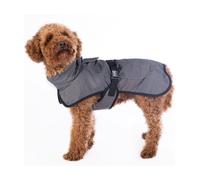 HKM Abrigos para Perros Buddy Gris Oscuro L