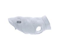 Record - Abrigo Sofi para Perros Impermeable para Perros con Estilo Romántico, Acolchado, Resistente al Agua, con Cierre de Velcro y Agujero Correa | Gris, 3XS