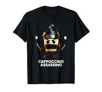 Cappuccino Assassino Italian Brainrot Niños Niños Gen Z Hombres Camiseta