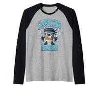 Cappuccino Assassino Italiano Brainrot Bootleg Los amantes del café Camiseta Manga Raglan