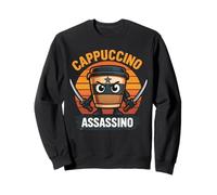 Cappuccino Assassino Italiano Brainrot Meme Lindo Ninja Café Sudadera