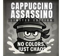 Cappuccino Assassino: No Colors, Just Chaos: Limited Edition Black and White Kids Book - Funny Ninja Coffee Cup Adventure - Action-Packed Foam Battle ... and Girls - Pure Italian Brainrot Energy!