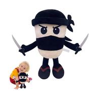 Cappuccino Assassino Peluche, Peluche Italian Brainrot, Tralalero Tralala Pelu-che, Tung Tung Tu-ng Saur Pelu-che, Brainrot Peluche, Para Niños, Adultos y Entusiastas Decoración y Colección del Hogar