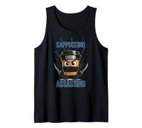 Cappuccino Ninja Cup Assassino Lightning Brew Camiseta sin Mangas