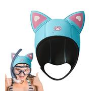 Cappuccio Da Sub Con Orecchie Di Gatto - Cappello Da Nuoto In Neoprene Morbido E Resistente, Copertura Termica Per Comfort E Isolamento In Acqua Fredda | Per Immersioni Kayak Piscina Mare Outdoor
