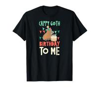 Cappy 60th Birthday To Me Fiesta de cumpleaños temática de Capybara Camiseta