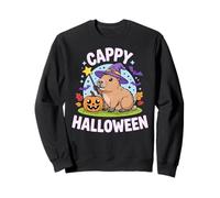 Cappy Halloween Funny Cute Capybara Wizard Halloween Sudadera