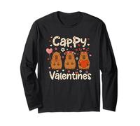 Cappy Valentines Capybara Cute Kawaii Love Hearts Manga Larga