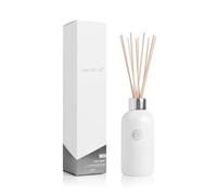 Capri Blue Volcano Reed - Juego de difusor de Varillas difusoras, Aceite de Fragancia y difusor de Aceite de Botella de Vidrio, difusor de aromaterapia, difusor Blanco (8 onzas líquidas)