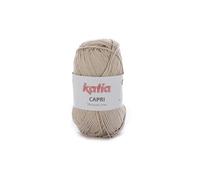 CAPRI de Katia Ovillos de 50 g y 125 metros 82067 BEIGE CLARO