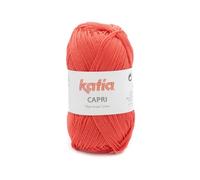 CAPRI de Katia ovillos de 50 gramos y 125 metros. (82202 - Rojo coral)